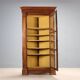 Antique baroque corner cabinet in walnut, Italy, 18th century.
