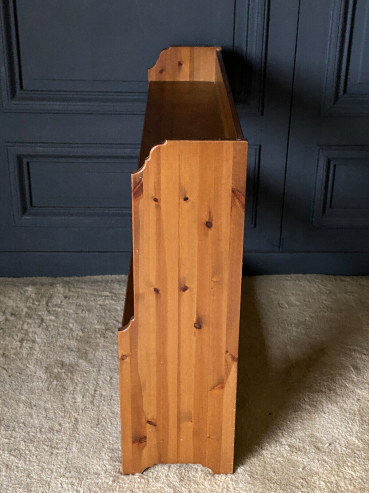 Three-level shelf in pine Ikea Leksvik Hylla 1999