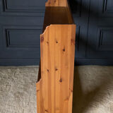 Three-level shelf in pine Ikea Leksvik Hylla 1999