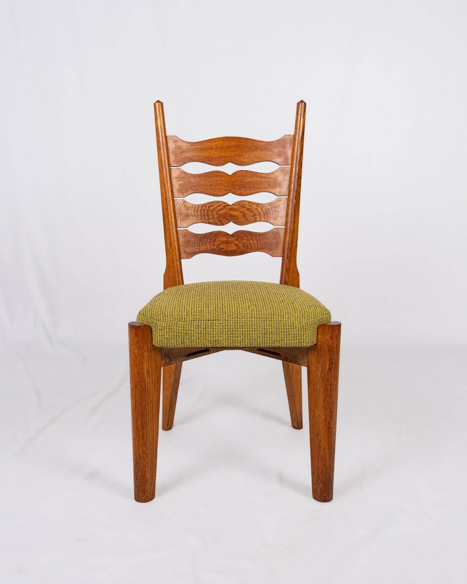 Pair of chairs by Guillerme and Chambron for Your House, France, 1950s