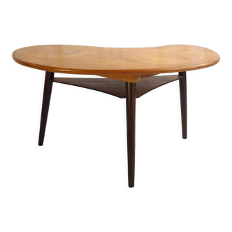 Table d'appoint  tripode  haricot