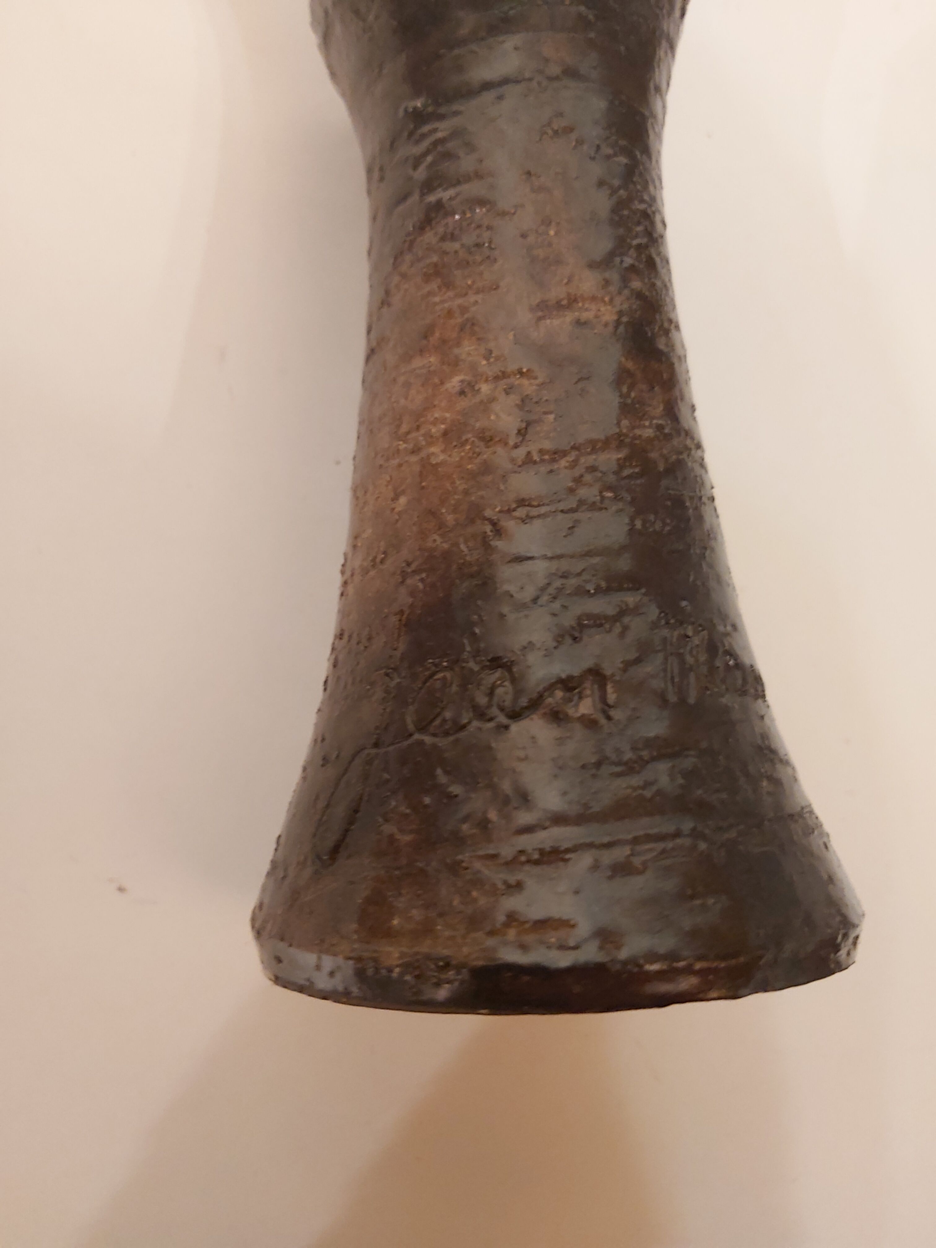 Ceramic vase signed Jean Marais Vallauris