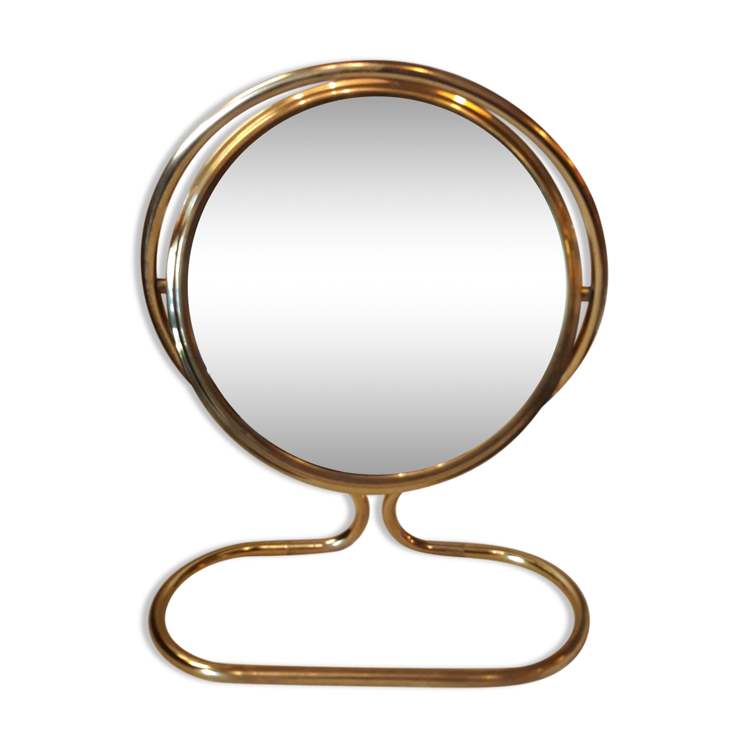 Psyche brass mirror 22x27cm