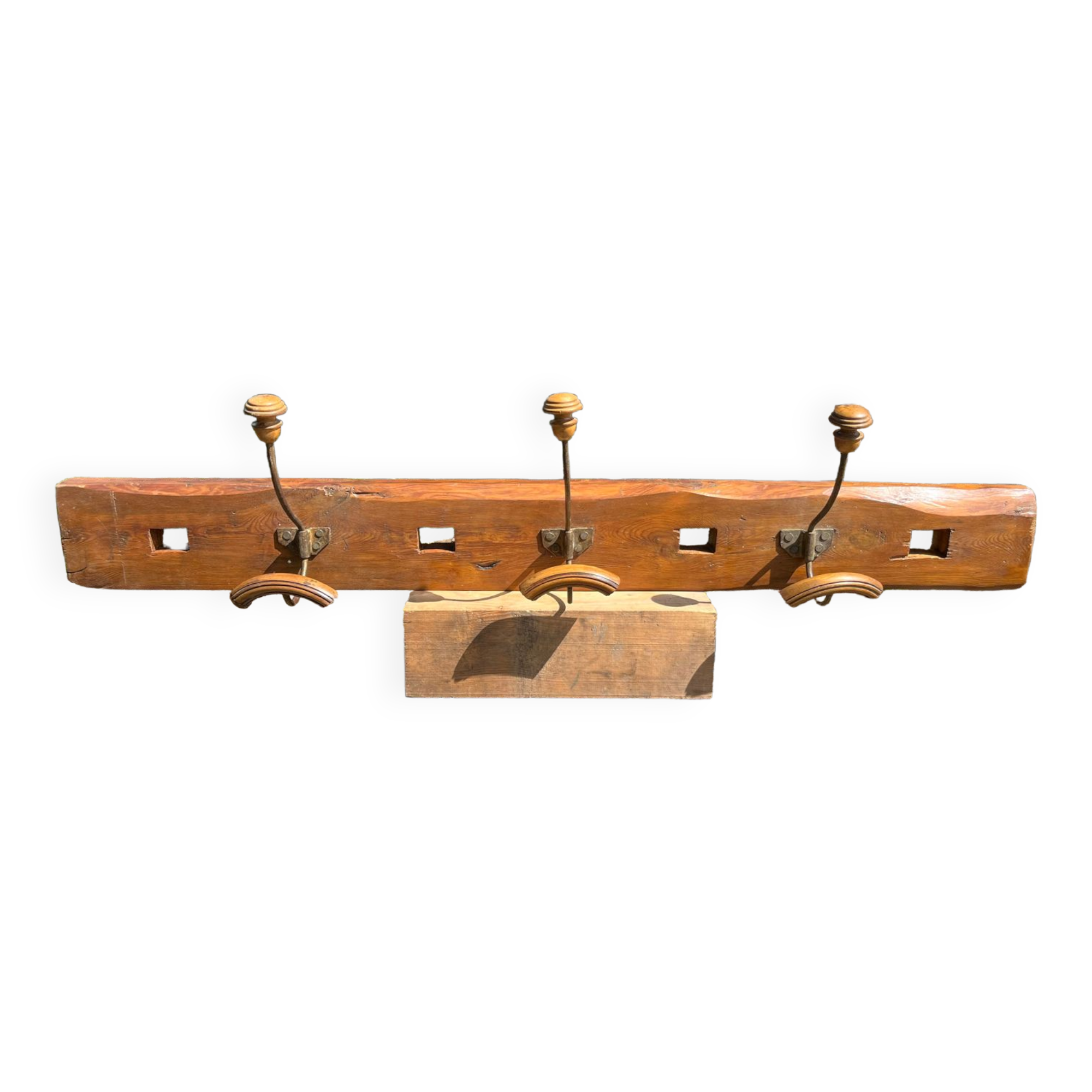 Vintage school coat rack