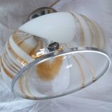 Murano glass ceiling light chandelier Space Age 70's design rolly vintage
