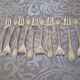 Christofle Marly, 10 silver metal oyster forks