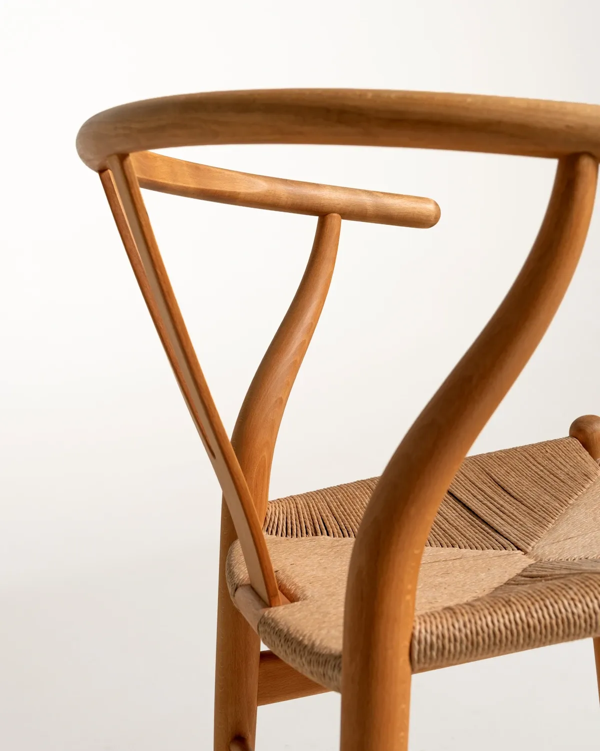 Set of four CH24 “Wishbone Chairs” by Hans J. Wegner, design 1950