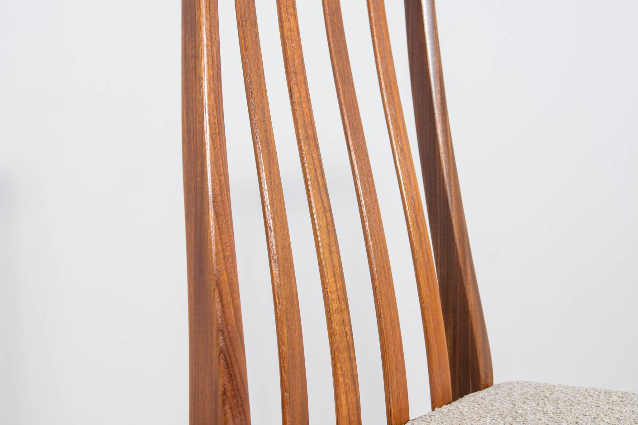 Mid-Century Teak and Fabric Dining Chairs by Leslie Dandy for G-Plan, Unite