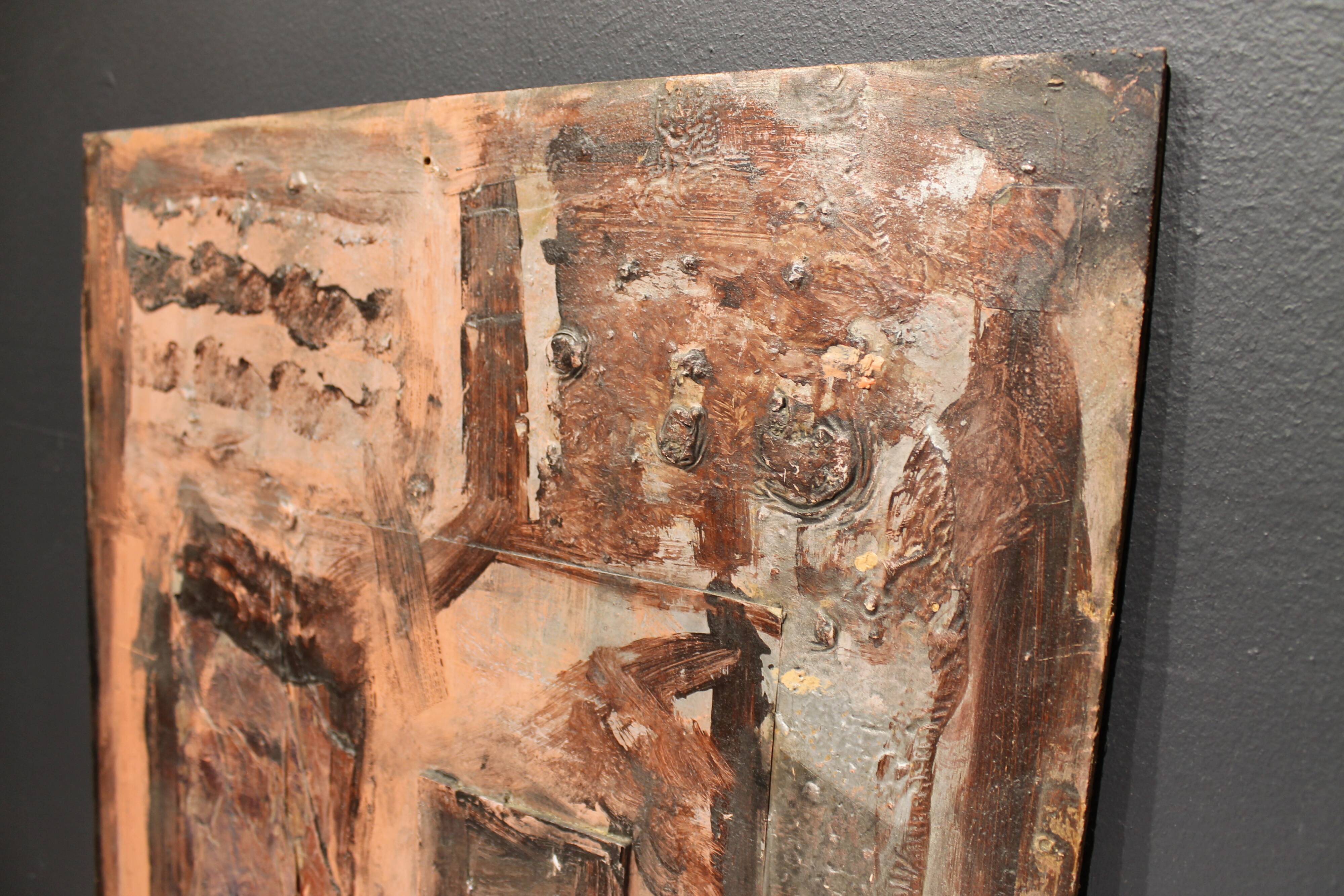 Mixed media painting