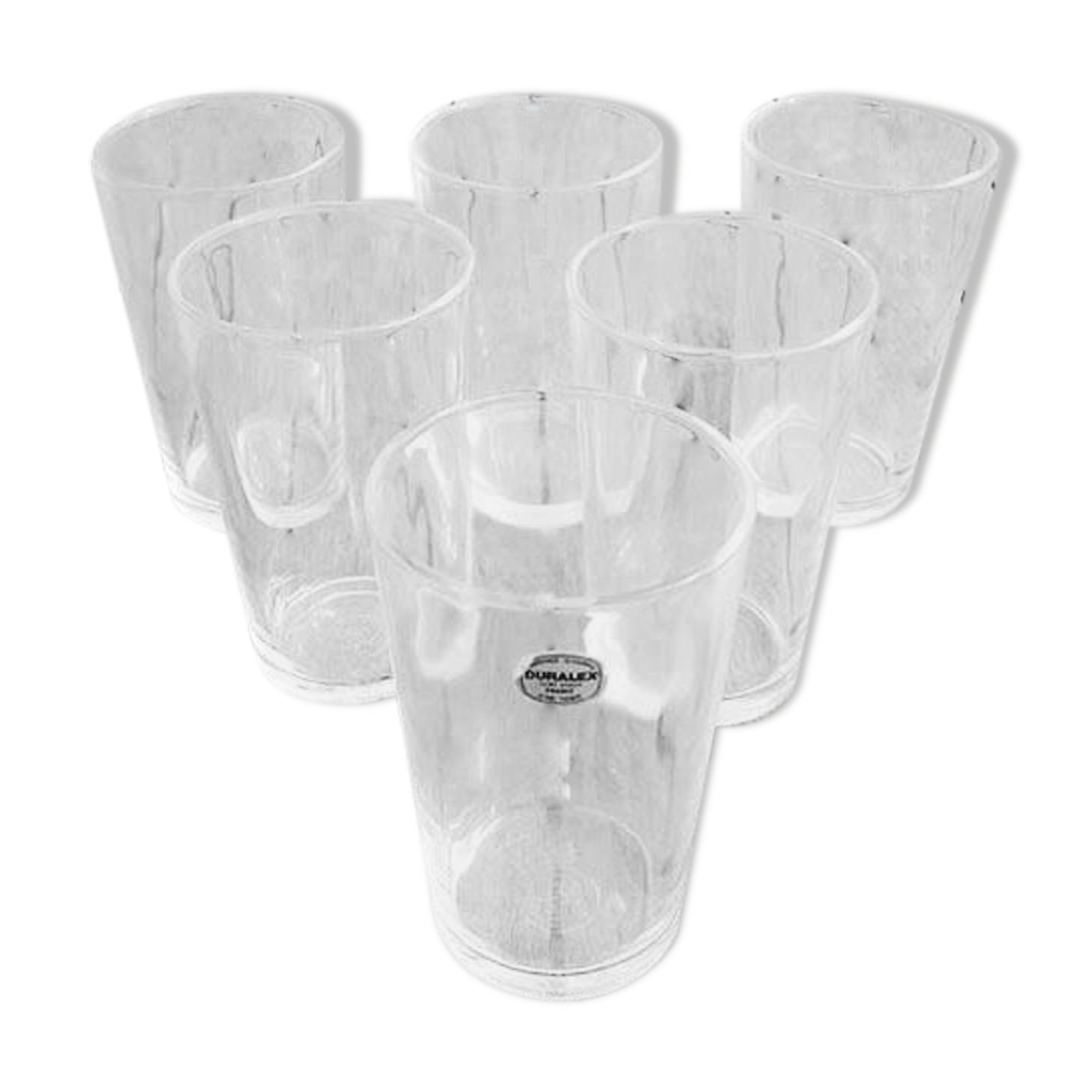 6 Mugs 33 CL Duralex in Transparent Glass Ref 1690