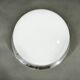 1930s Bauhaus Chrome and Opaline Glass Ceiling Light, Czechoslovakia