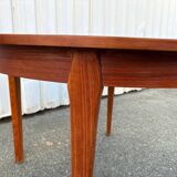 Vintage Scandinavian teak round table – 1960s