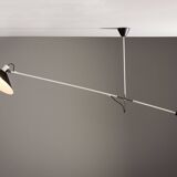 Lampe de plafond à contrepoids JJM Hoogervorst Anvia Pays-Bas 1957