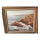 Tableau huile sur toile La pointe du raz bretagne 1974