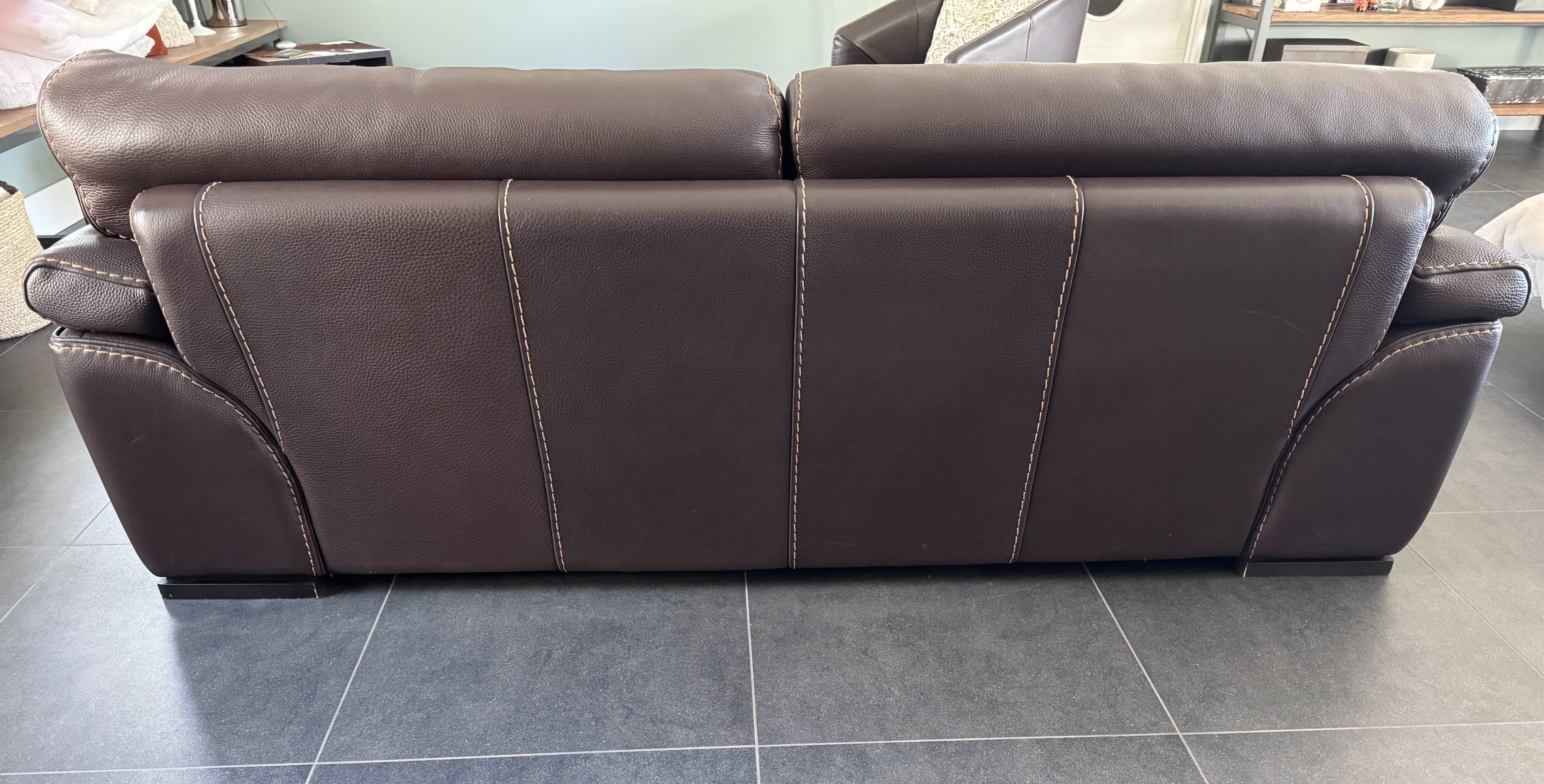 vintage leather sofa