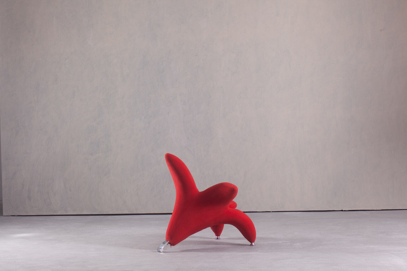 Postmodern Getsuen Lily Chair by Masanori Umeda for Edra, Italy, 1990s