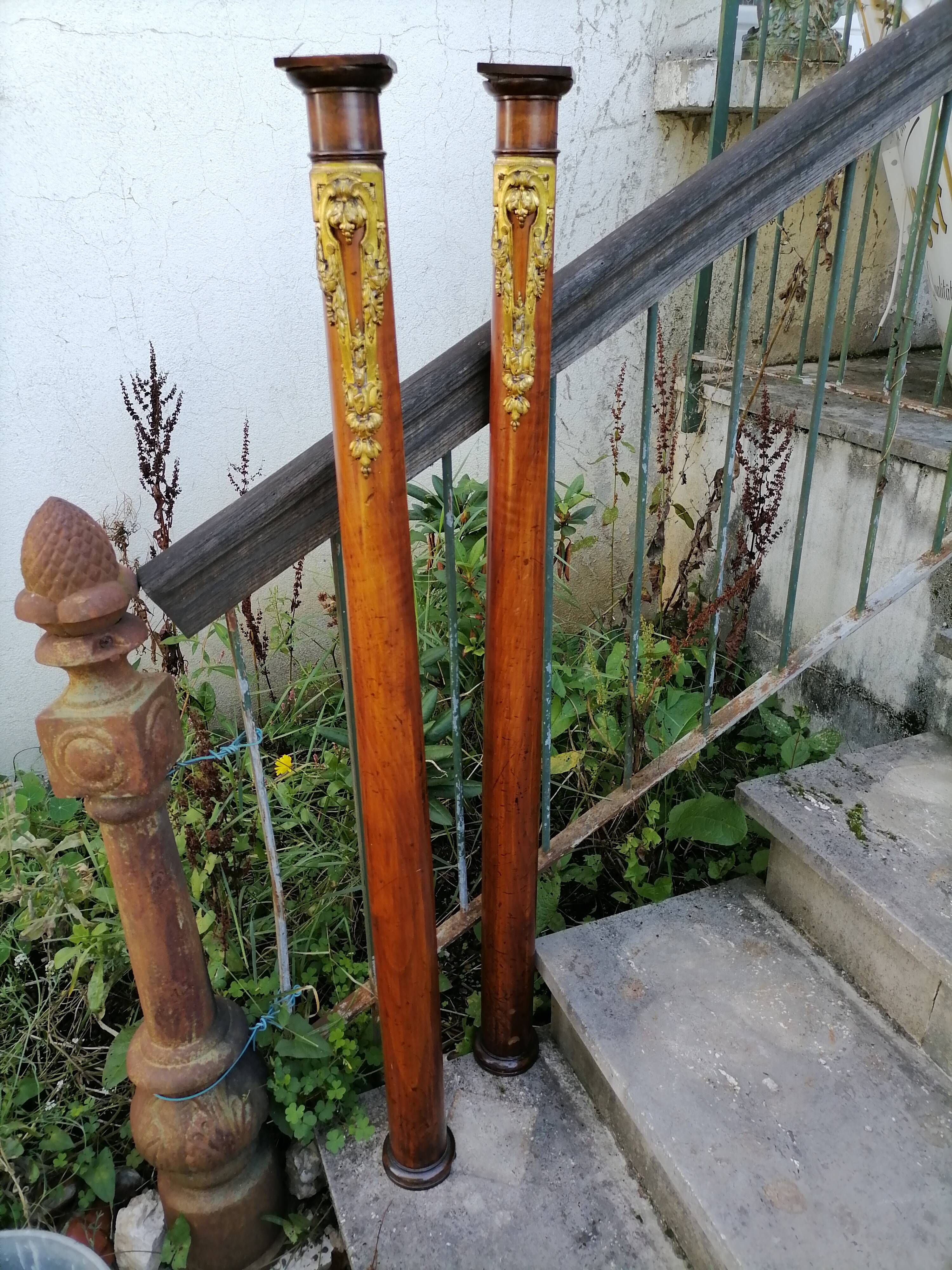 Wooden columns empire