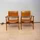 Fauteuils Gelenka en bois de hêtre massif, Allemagne, 1950, ensemble de 2
