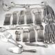 Christofle Marly cutlery set of 142 pieces, silver-plated, in excellent condition, new box.