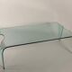 Glass coffee table around 1980