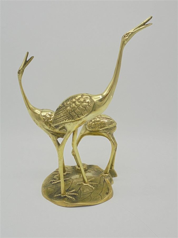 Brass herons