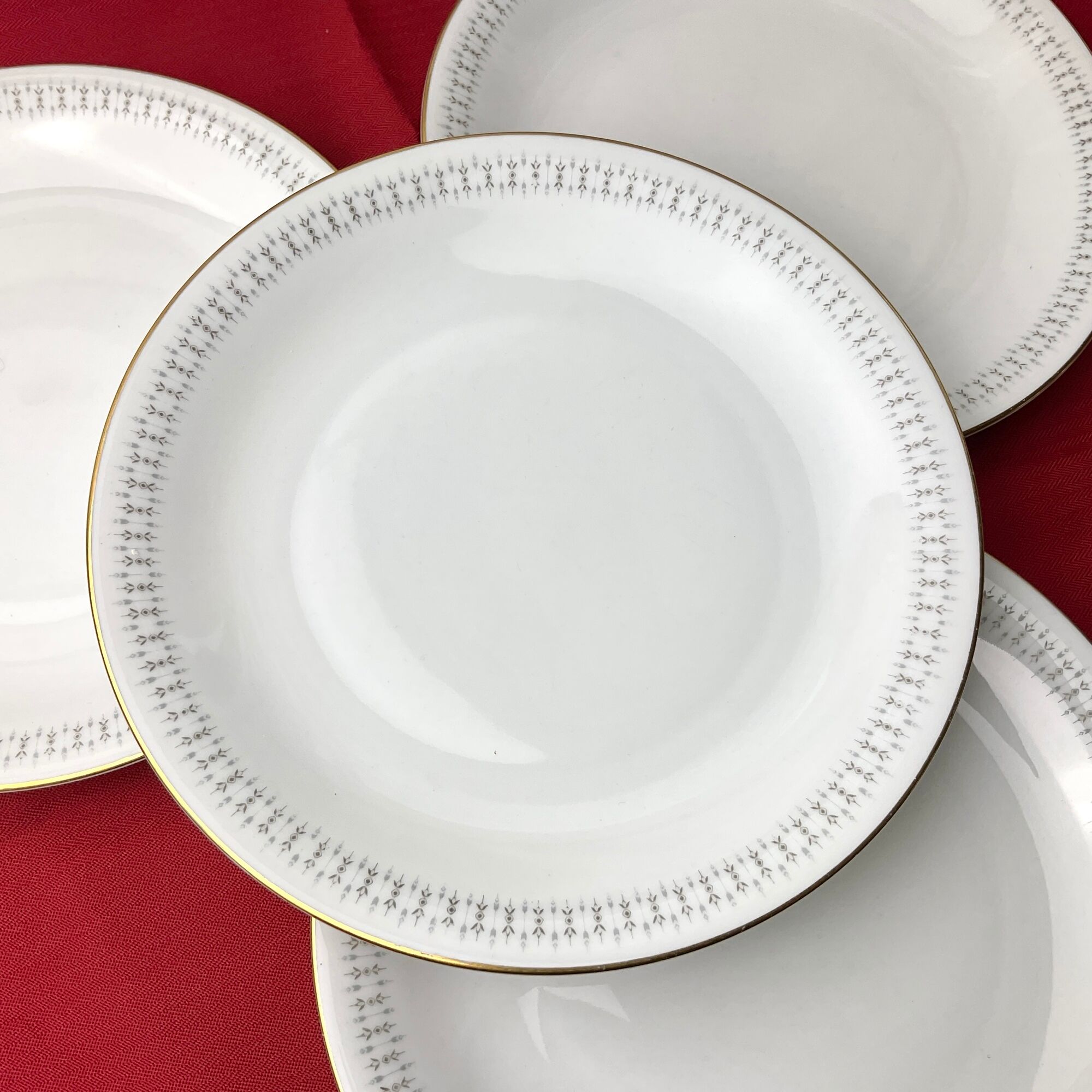 Set of 4 dessert plates Johann Seltmann Vohenstrauss Ricarda