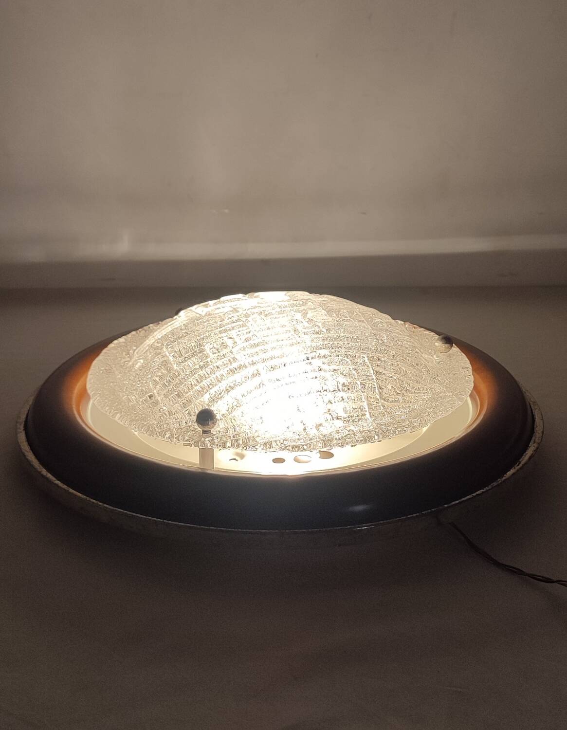 Aplique de techo. Italia, 1970s