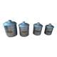 boxes Aluminum brass Spice jar dp 112242