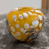 Glass paste ball vase