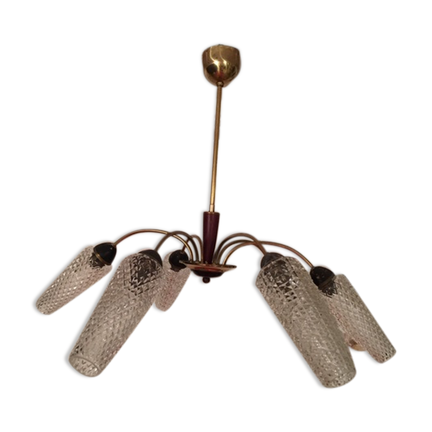 Chandelier epi year 1960 in bakelite and metal