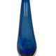 Blue glass vase