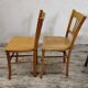 Set of 5 mismatched chairs in Baumann style