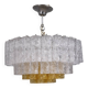 Vintage 1960s Murano Glass Pendant Chandelier, Italian Design