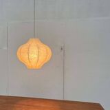 Modern mid-century Cocoon pendant lamp by Friedel Wauer for Goldkant Leuchten, 1960s.