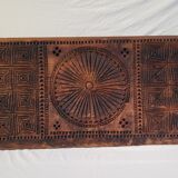 Frieze - carved wooden pediment - Islamic art