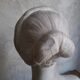 Buste en plâtre de femme ateliers du Louvre