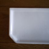 White porcelain wall shelf