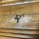 Solid oak notary double curtain filing cabinet 1900