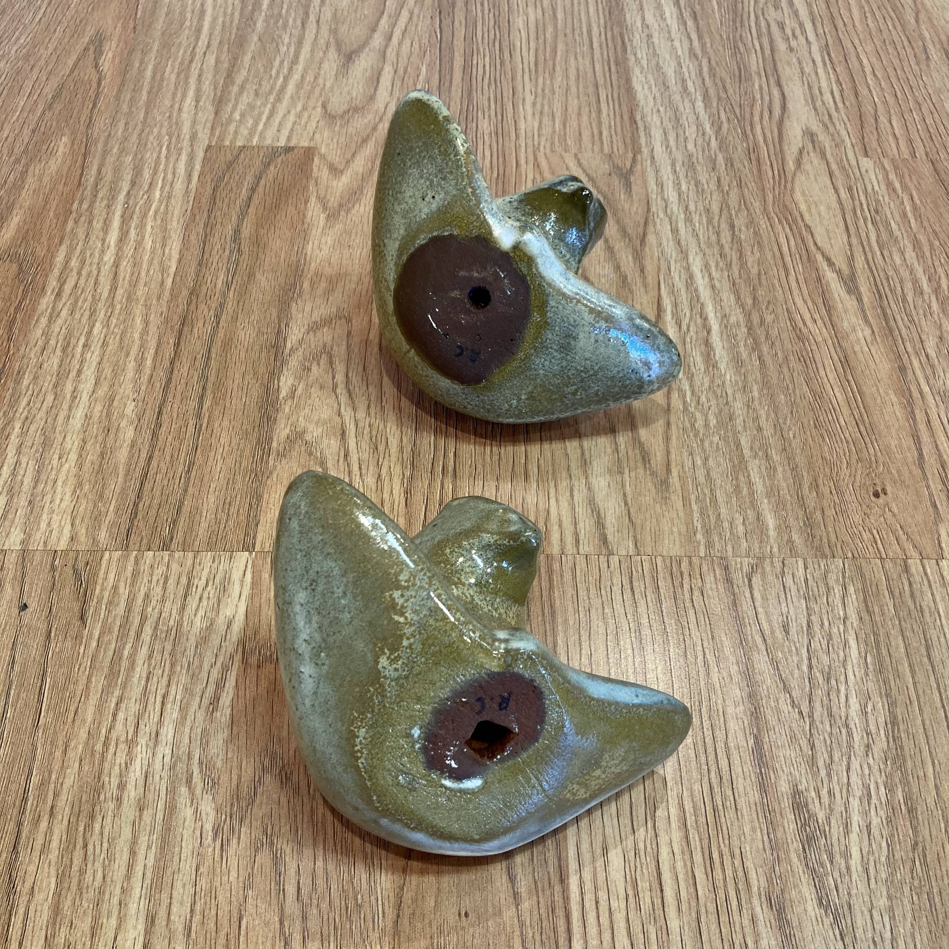 Pair of ceramics "Scandinavian Design 1950".