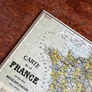 Vintage France map puzzle