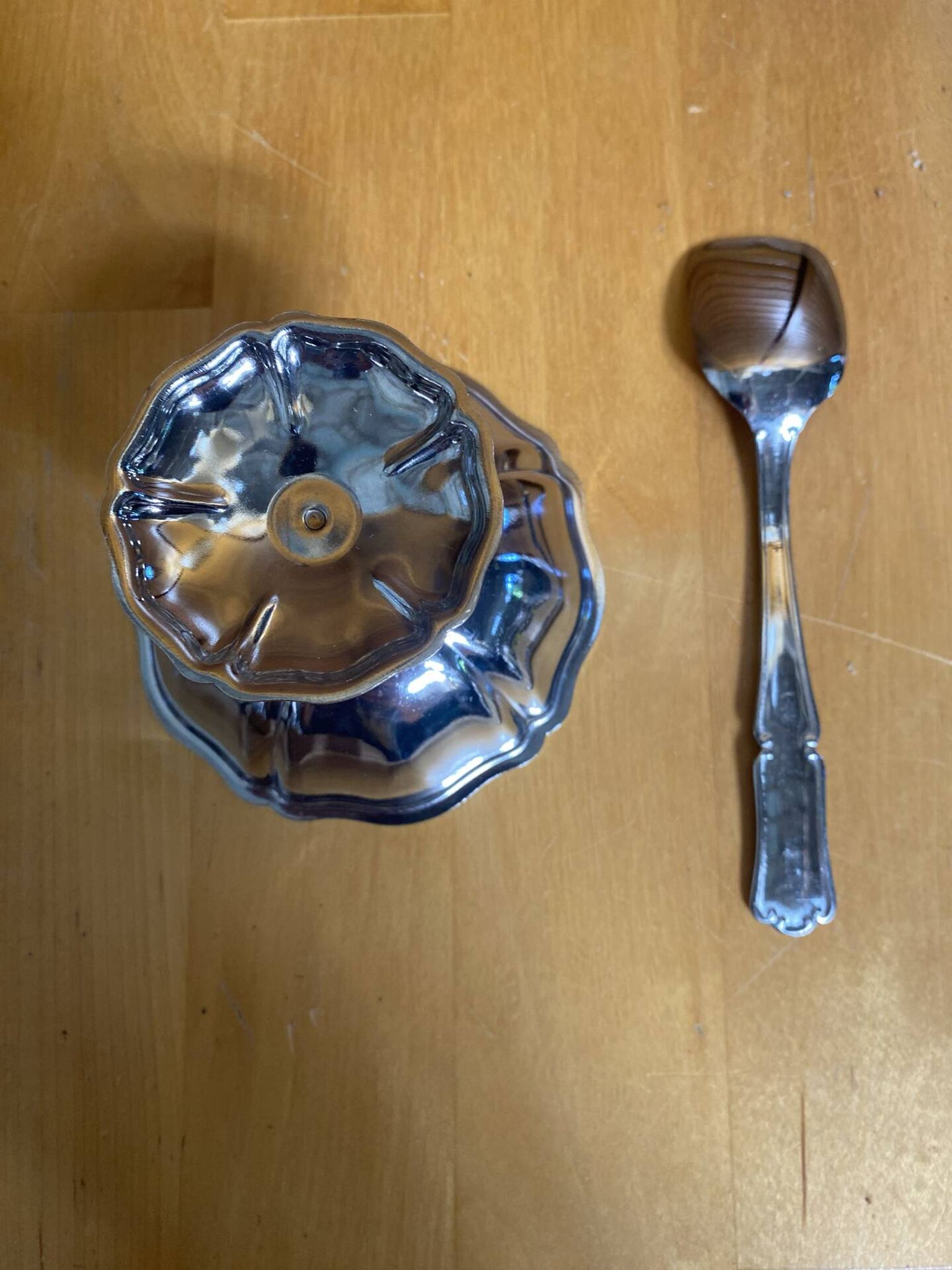 Ice Cream Service GUY DEGRENNE Tray + 6 Bowls + 6 Vintage Spoons