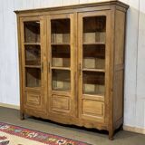 1950s school library in chestnut wood