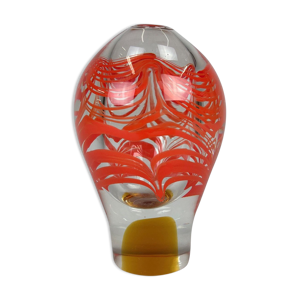 vase en verre d’art