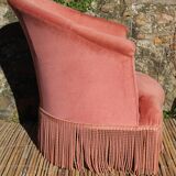 Pink toad chair
