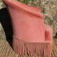Fauteuil crapaud rose