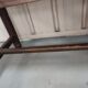 Table de ferme entretoise patinée