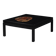 Aldo Chale coffee table - made of petrified wood from Arizona, resin, and lacquered wood.