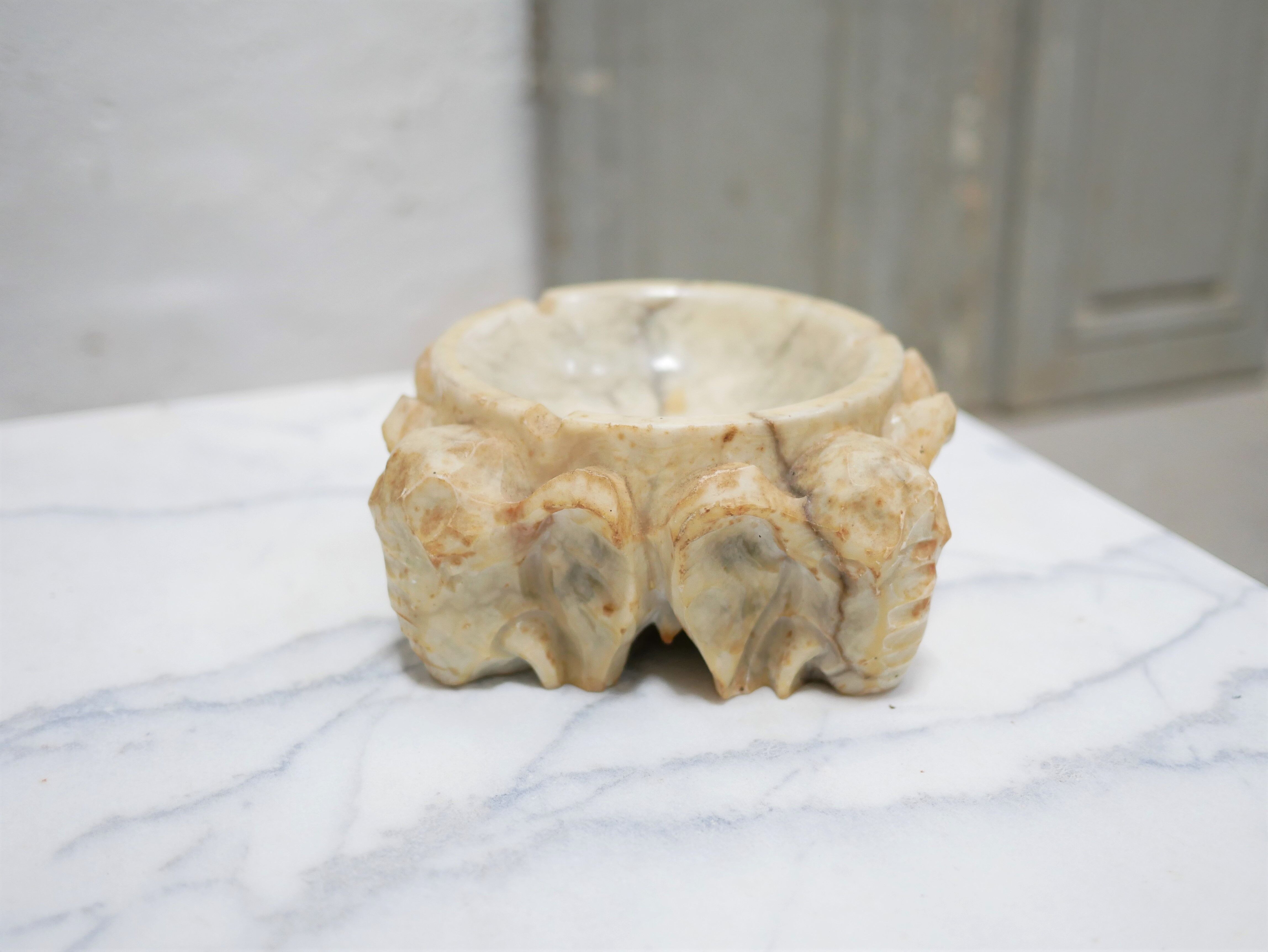 Vintage ashtray in alabaster
