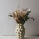 Vase Ernest en céramique beige