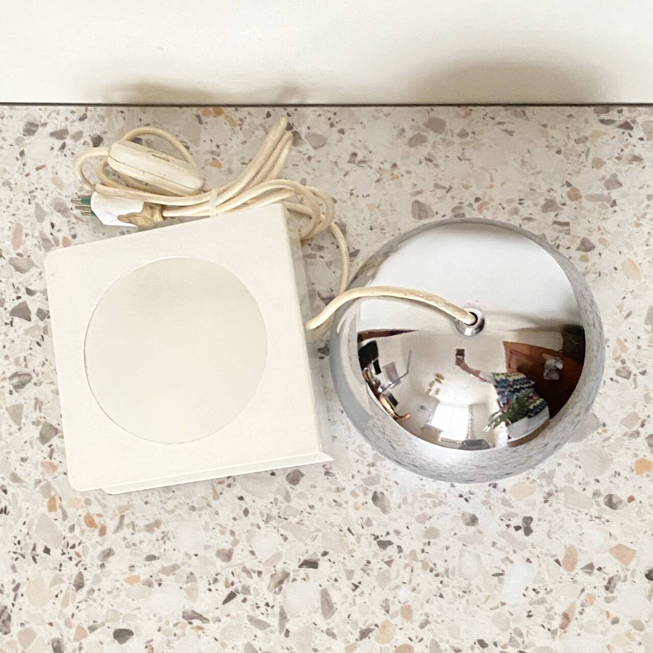 Goffredo reggiani eyeball lamp - space age - 1960's